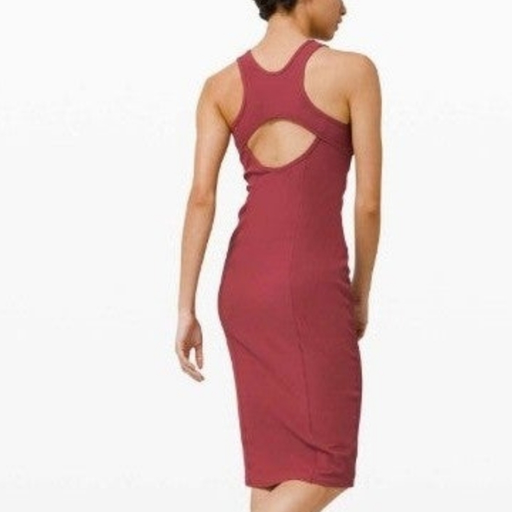 Lululemon Brunch and Back Dress Chianti